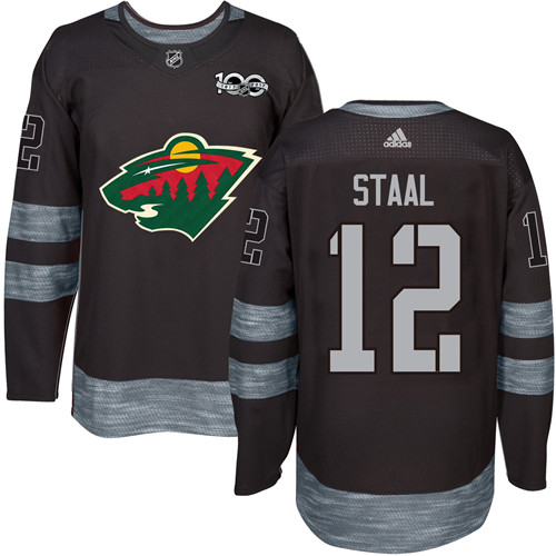 Adidas Wild #12 Eric Staal Black 1917-100th Anniversary Stitched NHL Jersey